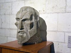 23B Bust of Antoni Gaudi 1989 by Josep Maria Subirachs Sagrada Familia Barcelona Spain