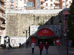 01A Arriving At The Artxanda Funicular Lower Cable Railway Station Bilbao Spain