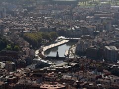 05 Nervion River Snakes Thru Old Town Casco Viejo From Mount Artxanda Bilbao Spain