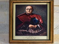 04 Painting Of Venerable Jose Pio Gurruchaga Castuariense First Dean Of The Santiago Cathedral Catedral 1953 Old Town Casco Viejo Bilbao Spain