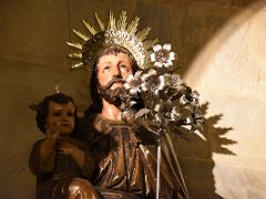 11 Statue Of Joseph Holding Baby Jesus Santiago Cathedral Catedral Old Town Casco Viejo Bilbao Spain