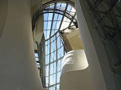 01C Looking Up At The Curves And Light Filled Frank Gehry Atrium Guggenheim Bilbao Spain