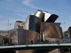 01A Guggenheim Bilbao Frank Gehry Building From La Salve Bridge Spain