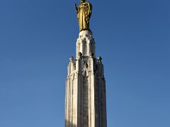 01A Large sculpture of the Sacred Heart of Jesus by architect Pedro Muguruza and sculptor Lorenzo Coullaut Valera 1927 Bilbao Spain