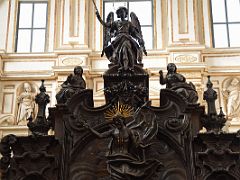 06A Duque Cornejo was commissioned in 1752 to carry out the construction of the Episcopal throne in the choir stalls Mezquita Mosque Cathedral Cordoba Spain