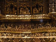 13D Processional custody of Corpus Christi by Enrique de Arfe 1514-1518 Close Up Chapel of Santa Teresa Mezquita Mosque Cathedral Cordoba Spain