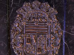 17A Coat-of-arms on the floor of Mezquita Mosque Cathedral Cordoba Spain