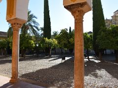 05A Columns Frame the Patio de los Naranjos Oranges Mezquita Mosque Cathedral Cordoba Spain