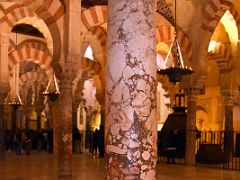 06B Moorish column in the Mezquita Mosque Cordoba Spain