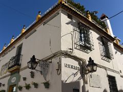 06 Antonio Jaen Morente was an historian and politician who was born in this building on Calle Judios 1 Old Town Cordoba Spain