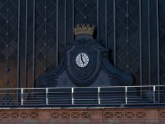 02A A Crowned Clock On The Outside Of The Atocha Railway Station Building In 1902 Madrid Spain