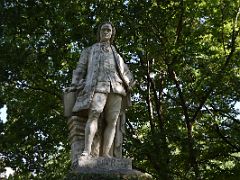 03 Jose Quer y Martinez doctor and botanist sculpted by Andres Rodriguez in 1866 Botanical Garden Real Jardin Botanico Madrid Spain