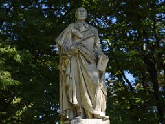 05B Statue of Mariano Lagasca y Segura, botanist and writer and doctor, sculpted by Ponciano Ponzano 1866 Botanical Garden Real Jardin Botanico Madrid Spain