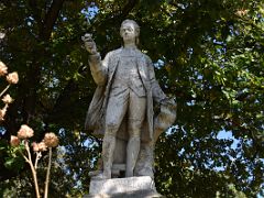 05C Statue of Botanist Antonio Jose Cavanilles sculpted by Jose Pagniucci y Zumel 1866 Botanical Garden Real Jardin Botanico Madrid Spain