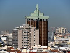 09 The 23-story Torres de Colon (Columbus Towers) was constructed in 1976 designed by architect Antonio Lamela From Circulo de Bellas Artes Rooftop Bar Madrid Spain