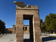 02B Stone Pylon Gateway At The Egypt Temple of Debod Madrid Spain