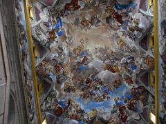 10A The Glory of the Spanish Monarchy Ceiling Painting By Luca Giordano Above The Great Staircase At El Escorial Near Madrid Spain