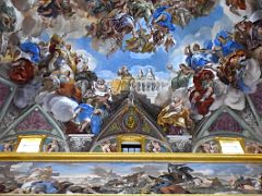11C The Scene Below Depicts the Battle, Siege and Surrender of St. Quentin Painting By Luca Giordano Above The Grand Staircase At El Escorial Near Madrid Spain