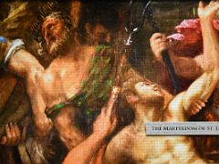 12C The Martyrdom Of St Lawrence By Titian Close Up In The Old Church At El Escorial Near Madrid Spain