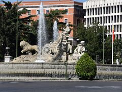 01A Cibeles Fountain was designed by Ventura Rodriguez and sculpted in 1782 Madrid Spain