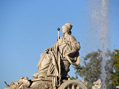 01C Cibeles Fountain depicts Cybele holding a sceptre and a key Madrid Spain