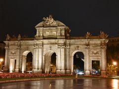 06B Puerta de Alcala was commissioned by King Charles Carlos III Near The Plaza de Cibeles Madrid Spain