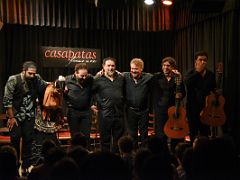 05 Flamenco Dancer, Singers And Guitar Players Take A Bow At The End Of The Concert At Casa Patas Madrid Spain