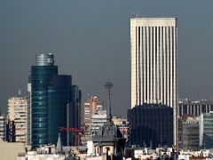 03A The 23-story Torre Titania and 43-story Torre Picasso in the AZCA Business Area Madrid Spain