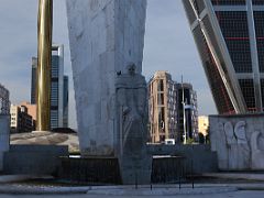 06 Monument To Calvo Sotelo Whose Assassination Ignited The Spanish Civil War Near The Gates Of Europe in the North Business Area Madrid Spain