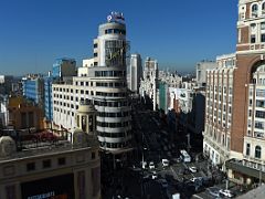 03A Schweppes neon sign is on the pinnacle of the Edificio Carrion Building From Gran Via Rooftop Madrid Spain