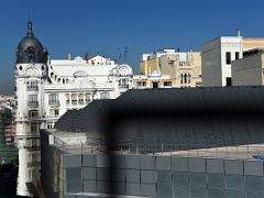 04 Hotel Atlantico Art Deco building was built in 1920 on Gran Via From Gran Via Rooftop Madrid Spain