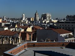 05A View To East Includes Circulo de Bellas Artes, La Union y el Fenix Espanol building, Vitalicio Generali building From Gran Via Rooftop Madrid Spain