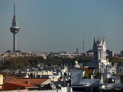 05B Torrespana (Spain Tower), Palacio de Cibeles From Gran Via Rooftop Madrid Spain