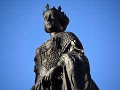 02C Statue Of Queen Isabel II Close Up Plaza de Isabel II Madrid Spain