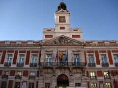 04A The Real Casa de Correos was built in 1768 as the main Post Office, and is now headquarters of the President of Madrids Autonomous Community Puerta del Sol Madrid Spain