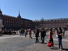 02A The grand central square Of Plaza Mayor Madrid Spain