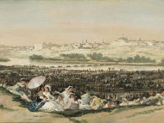 03 The San Isidro Meadow - Goya 1788 From Prado Website Madrid Spain