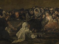 13 The Great He-Goat - Goya 1820-23 From Prado Website Madrid Spain