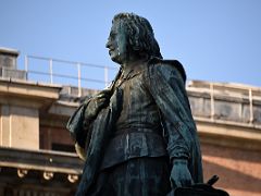 05C Statue Of Bartolome Esteban Murillo Close Up In Plaza Murillo Next To the Prado South Murillo Entrance Madrid Spain