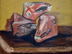 08 Three Lamb's Heads- Pablo Picasso 1939 Museo Reina Sofia Art Museum Madrid Spain