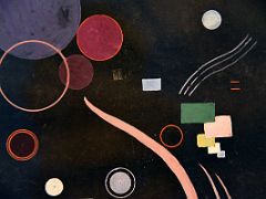 12B Acentric - Vassily Kandinsky 1924 Close Up Museo Reina Sofia Art Museum Madrid Spain