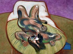 28B Lying Figure - Francis Bacon 1966 Close Up Museo Reina Sofia Art Museum Madrid Spain