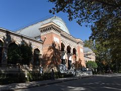 11 Velazquez Palace was built 1881-83 as the central pavilion for the National Mineral Exposition held in Madrid in 1883 El Retiro Park Madrid Spain