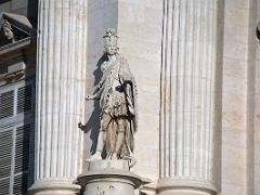 05B Statue of Moctezuma Sovereign of the Aztec Empire of Mexico 1502-1520 by Juan Pascual de Mena Close Up At Royal Palace Madrid Spain