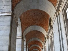 06A Colonnade At Royal Palace Entrance Madrid Spain