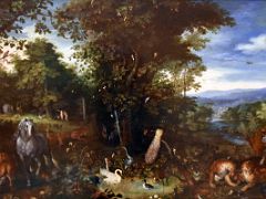 03A The Garden of Eden - Jan Brueghel the Elder 1610-12 Thyssen Art Museum Madrid Spain