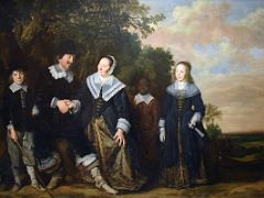 10 Family Group in a Landscape - Frans Hals 1645-48 Thyssen Art Museum Madrid Spain