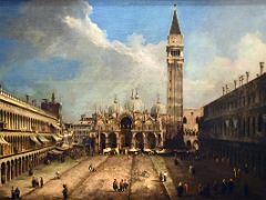 02 La Piazza San Marco in Venice - Canaletto 1723-24 Thyssen Art Museum Madrid Spain