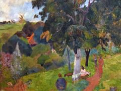 07A Coming and Going, Martinique - Paul Gauguin 1887 Thyssen Art Museum Madrid Spain