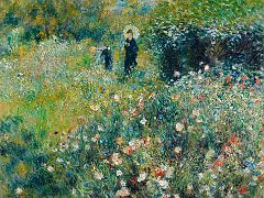 03 Woman with a Parasol in a Garden - Pierre-Auguste Renoir 1875 Thyssen Art Museum Madrid Spain